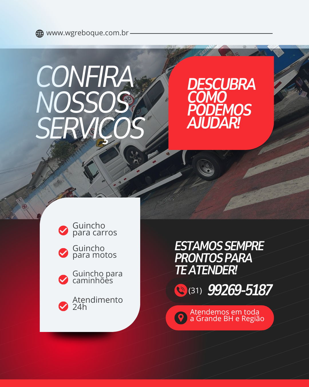 Pane Elétrica Socorro 24h Empresa De Guinchos Criativo Preto Vermelho E Preto Post Para Instagram (1)